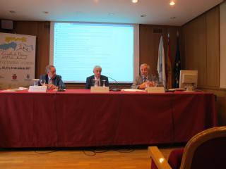 Orlando Viegas, José Luis Seoane y Carlos Gómez